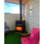 Poêle à bois raccordable avec four BRONPI Murano 14 kW – Image 7