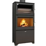 Poêle à bois raccordable avec four BRONPI Murano L 14 kW