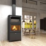 Poêle à bois raccordable avec four BRONPI Murano L 14 kW – Image 3