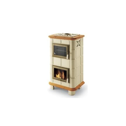 Poêle à bois avec four en céramique ORIGINE PH Demetra 4S 11.8 kW