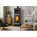 Poêle à bois avec four en pierre THERMOROSSI Anna Evo5 Stone 12.5 kW – Image 2