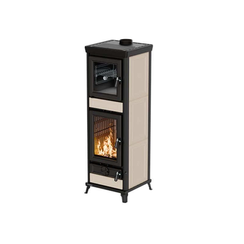 poele-a-bois-avec-four-thermorossi-anna-evo5-maiolica-125-kw THERMOROSSI Anna Evo5 Maiolica 12.5 kW