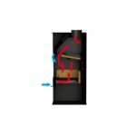 Poêle à bois bouilleur raccordable BRONPI Hydro Nova Plus 15 kW – Image 4