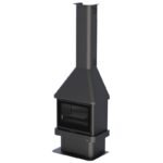 Cheminée à bois ventilé raccordable BRONPI Lisboa 12 kW – Image 2