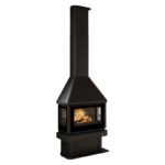 Cheminée à bois 3 faces ventilé raccordable BRONPI Lisboa 3C 10 kW – Image 15