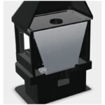 Cheminée à bois 3 faces ventilé raccordable BRONPI Lisboa 3C 10 kW – Image 8