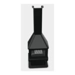 Cheminée à bois 3 faces ventilé raccordable BRONPI Lisboa 3C 10 kW – Image 10