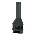 Cheminée à bois d'angle BRONPI Lorca R 14 kW – Image 2