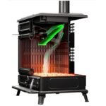 Poêle à bois design raccordable THERMOROSSI Moonlight 10.7 kW – Image 6