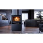 Poêle à bois design raccordable THERMOROSSI Moonlight 5.7 kW – Image 3
