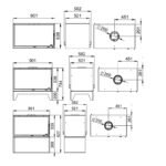Poêle à bois double face BRONPI Cairo 90-D Box 13 kW – Image 8