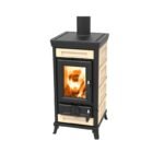 Poêle à bois en céramique THERMOROSSI Sofia Evo 5 Maiolica 7.3 kW – Image 2