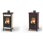 Poêle à bois en céramique THERMOROSSI Sofia Evo 5 Maiolica 7.3 kW – Image 5
