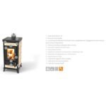 Poêle à bois en céramique THERMOROSSI Sofia Evo 5 Maiolica 7.3 kW – Image 8