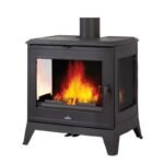 Poêle à bois en fonte 3 faces BRONPI Bury 14 kW – Image 10