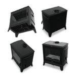 Poêle à bois en fonte BRONPI Derby 14 kW – Image 5