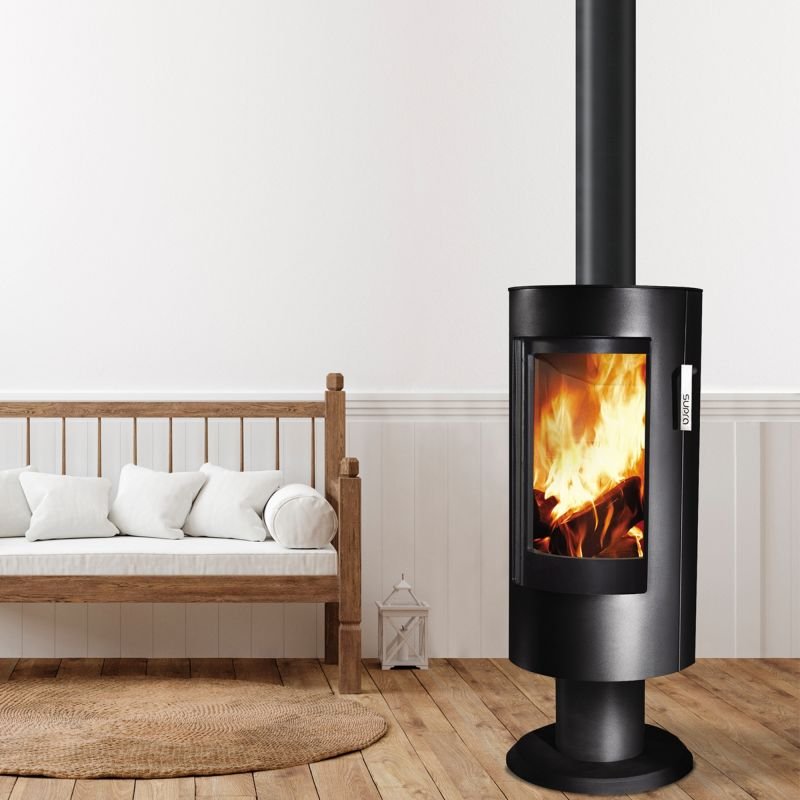 poele-a-bois-etanche-supra-chloe-sur-pied-7-kw Poêle à bois étanche - SUPRA Chloé sur pied 7 kW