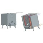 Poêle à bois étanche - SUPRA Émile 6.1 kW – Image 4