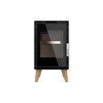 Poêle à bois étanche - SUPRA Jacco pieds bois 4.8 kW – Image 3