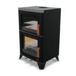 Poêle à bois raccordable avec four - BRONPI Hilton-H 6 kW – Image 2