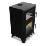 Poêle à bois raccordable avec four - BRONPI Hilton-H 6 kW – Image 5
