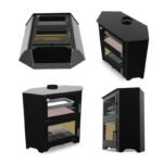 Poêle à bois raccordable avec four BRONPI Murano R 14 kW – Image 4