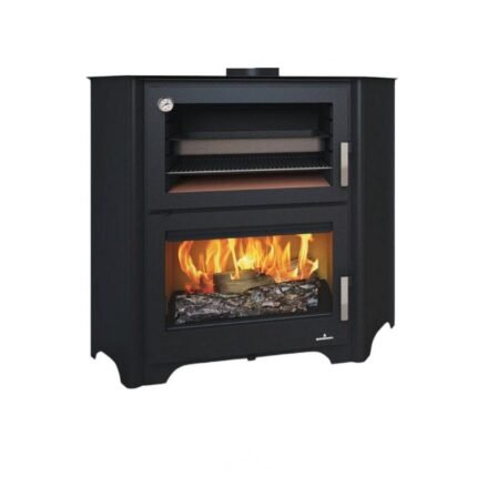 Poêle à bois raccordable avec four BRONPI Murano R 14 kW