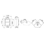 Poêle à bois raccordable avec four BRONPI Murano R 14 kW – Image 10