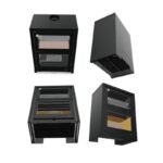 Poêle à bois raccordable avec four BRONPI Vulcano 14 kW – Image 3