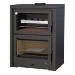 Poêle à bois raccordable avec four BRONPI Vulcano 14 kW – Image 4