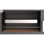 Poêle à bois raccordable avec four BRONPI Vulcano 14 kW – Image 5