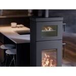 Poêle à bois raccordable avec four THERMOROSSI Zen O 4.8 kW – Image 5