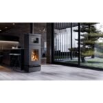 Poêle à bois raccordable avec four THERMOROSSI Zen O 5.9 kW – Image 4