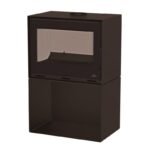 Poêle à bois raccordable avec range bûches BRONPI Cairo 70 Box 12 kW – Image 2