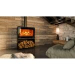 Poêle à bois raccordable THERMOROSSI Fullmoon 10.6 kW – Image 3