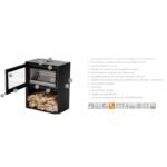 Poêle à bois raccordable THERMOROSSI Fullmoon 5.7 kW – Image 5