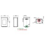 Poêle à bois raccordable THERMOROSSI Zen 5.9 kW – Image 8