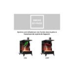 Poêle à bois raccordable THERMOROSSI Zen 7.7 kW – Image 5