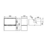 Poêle à bois ventilé avec range bûches BRONPI Bimba 90 15 kW – Image 6
