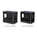 Poêle à bois suspendu raccordable ventilé 3 faces BRONPI Versailles C 10 kW – Image 2