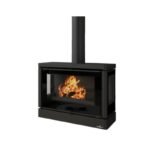 Poêle à bois suspendu raccordable ventilé 3 faces BRONPI Versailles C 10 kW – Image 11