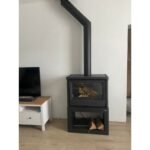Poêle à bois ventilé silencieux raccordable 3 faces BRONPI Versailles 10 kW – Image 5