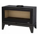 Poêle à bois ventilé sur pieds BRONPI Bimba 90 15 kW – Image 2
