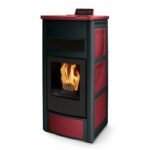 Poêle à granules céramique ORIGINE PHEBO Maia Maxi Bicolore 12.7 kW – Image 2