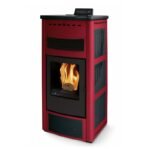 Poêle à granules céramique ORIGINE PHEBO Maia Maxi Bicolore 12.7 kW – Image 4