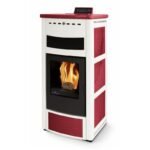 Poêle à granules céramique ORIGINE PHEBO Maia Maxi Bicolore 12.7 kW – Image 6