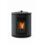 Poêle à granules d'angle canalisable ORIGINE PHEBO Asia Plus 12.7 kW – Image 2