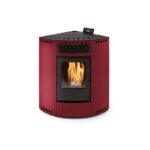 Poêle à granules d'angle ORIGINE PHEBO Asia 12.7 kW