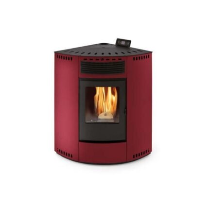Poêle à granules d'angle ORIGINE PHEBO Asia 12.7 kW