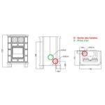 Poêle à granules en céramique ORIGINE PHEBO Diana 12.7 kW – Image 6